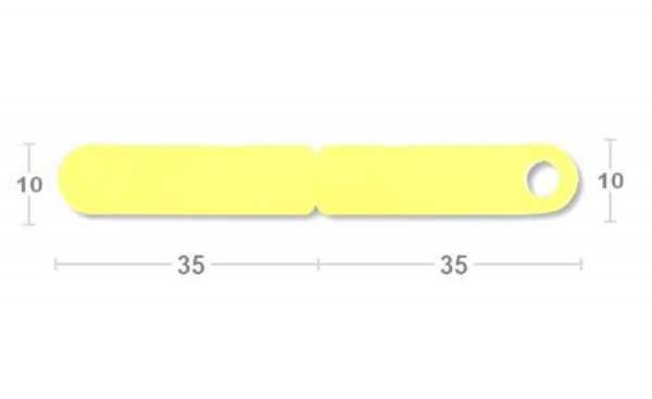 Бирка ушная PU-TWIN, 10x35