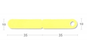 Бирка ушная PU-TWIN, 10x35